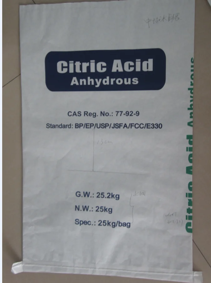 food grade acidity regulator rzbc brand 30mesh to