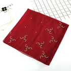 Hot Drilling Balinese Yarn Scarf Muslim Hijab Scarf Women