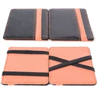 Magic Wallet Stylish Wallet Slim Minimalist Men's Credit Card Holder Stylish High Quality Real Leather Magic Wallet