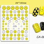 Nail Stickers Hot Sale Nail Art Decals 3D Smiling Face Nail Stickers For Nail Decoration