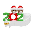2020 Quarantine Personalized Ornaments Survivor Family Of 5 With Face Hand Christmas Ornament