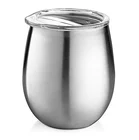 8oz stainless steel tumbler double walled wine glasses custom wine tumbler small capacity wine cup