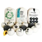 100% Wool Eco-friendly Cat Ferret Small Dog Ball Toy 6-Pack
