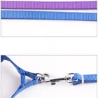high quality 100% cotton New design adjustable large dog collar leash soft harness for wholesale