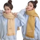 Woman Winter Lady Printed Custom Shawl Long Designer Style Woven Acrylic Fashionable Scarf