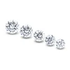 Wholesale 3.0mm-10.0mm loose gemstone DEF grade super white round brilliant cut for moissanite jewellery