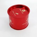 Custom Printed Candy Cookie Round Vintage Mini Metal Tins With Lids