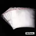 Plastic Clear Treat Gift Bags Self-Adhesive Sealing Plastic Bags in Bulk for Bakery, Cookies and Clothes