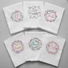 Embroidered wine glass towel high-grade household cloth art napkin