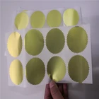 Custom Adhesive Paper Sticker Printing Gold Foil