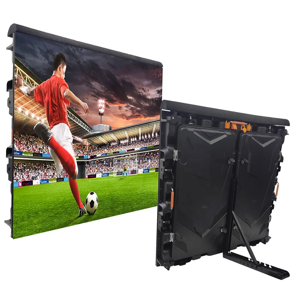 Football Stadium Perimeter Video Led Display Cabinet X Mm P P