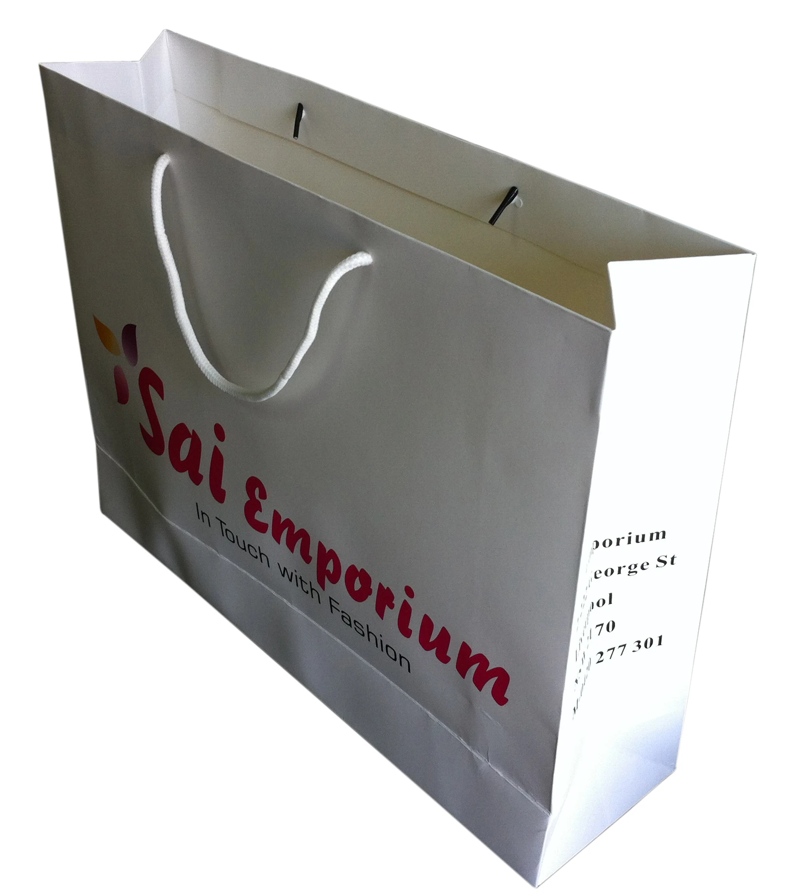 custom paper bag factory directly sale paper shopping bags for