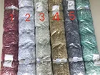 new 2020 Luxury african french tulle lace black handmade beaded bridal voile lace fabric for dress