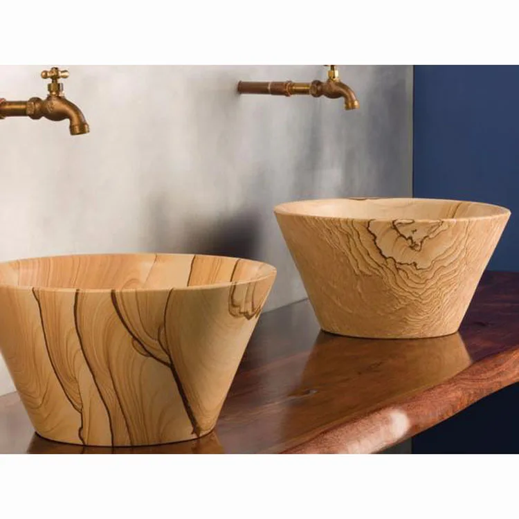 Fancy Western Bathroom Sandstone Basin Wooden Sink Buy Wooden Sink Sandstone Basin Wooden Sink Fancy Western Wooden Sink Product On Alibaba Com