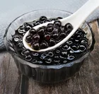 Tea Bubble Black Tapioca Pearls Ball Brown Sugar Crystal Raw Material For Taiwan Milk Tea Bubble Tea Soft Drink