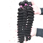 Free Sample Vlasy Deep Wave Hair Bundle Raw Virgin Cuticle Aligned Hair,Human Hair Weave Bundle,Wholesale 10a Grade