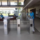 glass door gate high speed turnstile gate,face recognition access control system