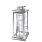Candle Lantern Wholesale Stainless Steel White Garden Decoration Outdoor Candle Lantern