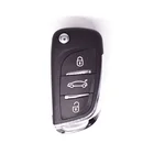 Good quality 3buttons 434MHz 46chip flip car key CMIIT ID:2014DJ0339 fir for peugeot