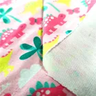 French Terry Fabric Custom Printing Cotton French Terry Fabric Baby Knitting Cloth