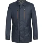 Light Mens Cotton Nylon Windproof Thin Jacket Light Weight Jacket With Elastic Rope And Waterproof Zip