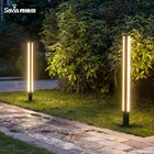 Savia Outdoor Bollard Lighting Aluminum 9W Led Lawn Pathyway Bollard Garden Light Waterproof IP54 Post Light