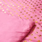 Printed Bedding Set Printed High Quality Fashion Gold Printed Branded Bedding Comforter Set For Sale