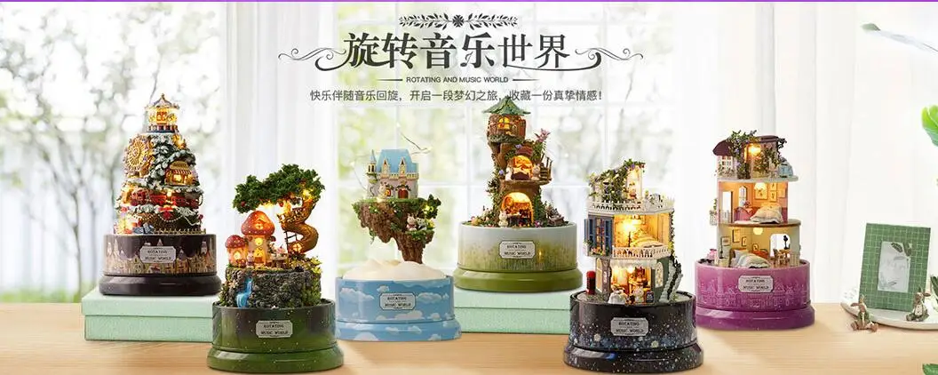 diy handmade doll mini house toy house