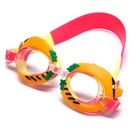 hot selling super anti-fog funny cartoon circle silicone swimming googles for kids