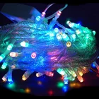 中国製造 10 メートル 100leds Led ストリングライト LED の休日ライトホーム照明パーティーステージ背景 110v /220 220v クリスマスライト