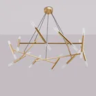 Modern Acrylic Metal G4 LED Decorative Chandelier Pendant Light