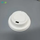 80mm Biodegradable Paper Coffee Cup Lid - Pulp Customize Molded Package