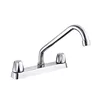 two handles 8 inch Workboard Commercial Faucet Chrome kitchen sink faucet mixer water tap WL-8005