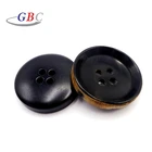 Custom design 4 holes horn button for coat