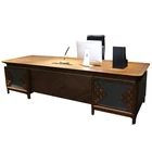 Newest modern design ceo commercial L shaped mesa de escritorio high end furniture executive office desk