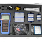 Handheld ultrasonic flow meter is ideal for flow surveys and closed pipe application