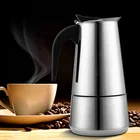 304 stainless steel moka pot induction espresso coffee maker