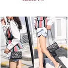 Pu leather Korean fashion shoulder handbag mini flap chain custom design crossbody women bags