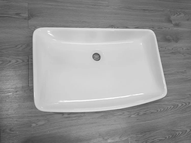 Rectangular Above Counter wash basin lavabo sink