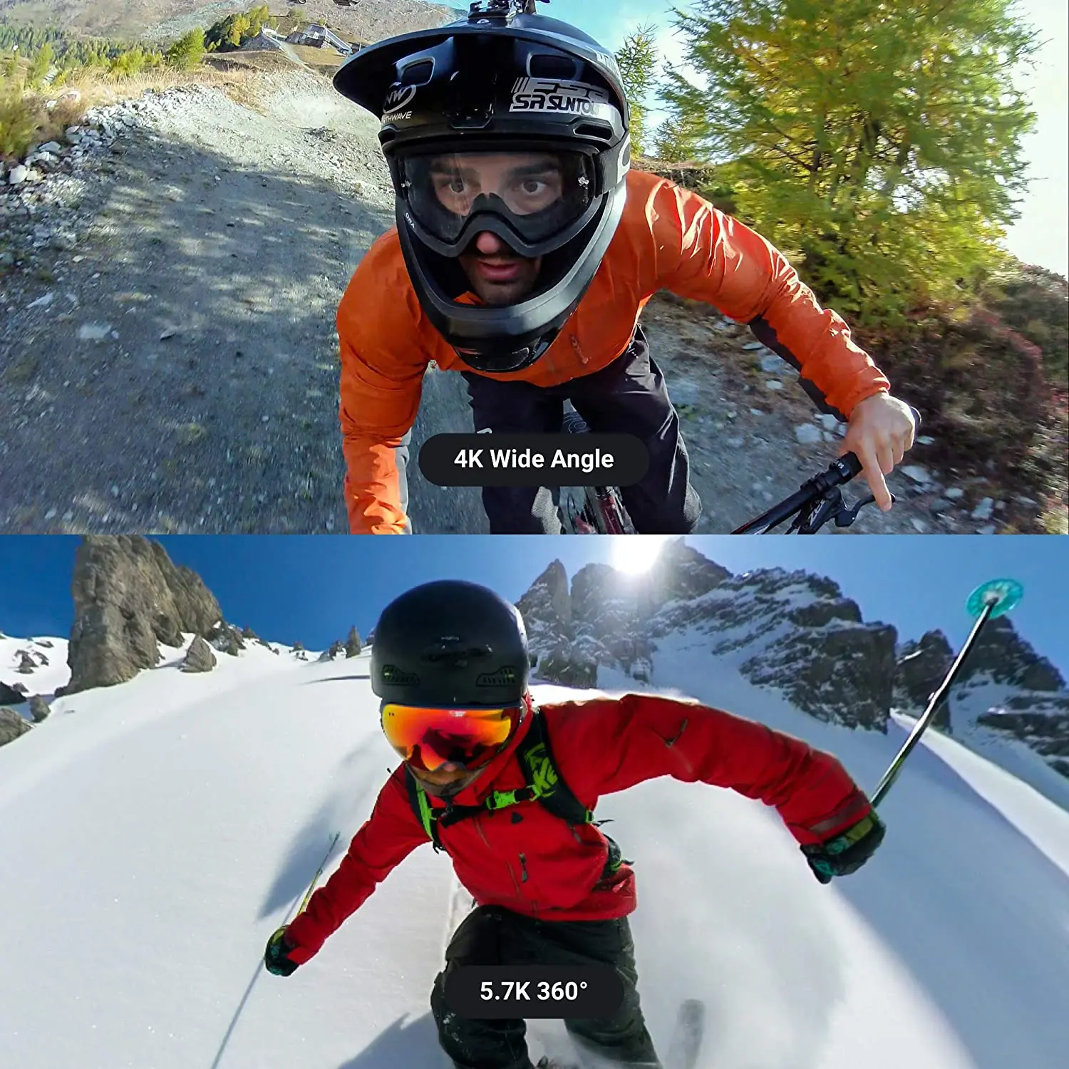 Insta360 ONE R Twin Edition 4K Wide Angle 60FPS Super 5.7K Dual-Lens 360 Action Camera
