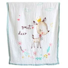Baby quilt children 120*150cm 100% cotton soft cartoon printed cute kids sleeping bedding sets summer thin quilt blanket