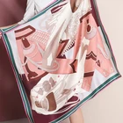 The Scarf Custom Silk Scarf 90X90 Pure Silk Scarf