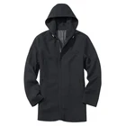 Customized Simple Style Black Men's Wear Slim Oversized Loose-Fitting Autumn Coat Man Long Jackets