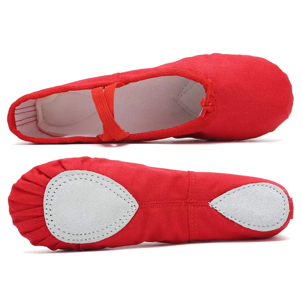 ballet slippers canvas dance shoes for girls gymnastics yoga