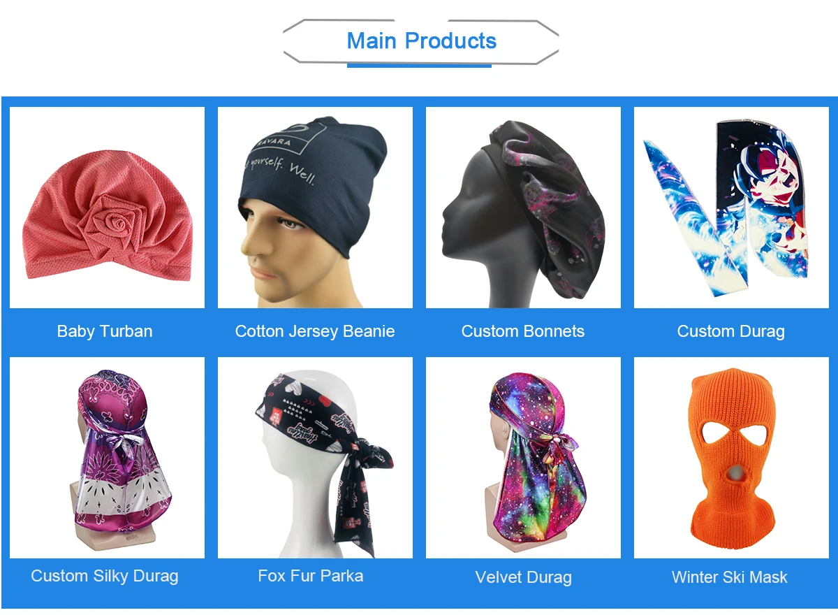 Nanjing GoTop Garments & Accessories Co., Ltd. Hats, Durag
