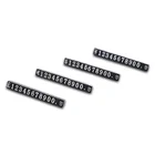metal Jewelry Price Name Adjustable Sign Display Holder Card TagS Label Counter Top Stand Case