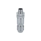 M12 Field Wireable Connector 4Pin Male D Coding Installable Connector Screw Termination Shielded