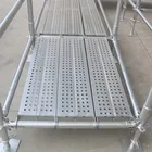 Metal Decking Scaffold Walking Board Platform Steel Plank for Scaffolding System