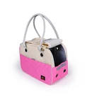 Airline Approved nylon Dog bag Purse Carrier Soft-Sided Pet Carrier for Small Cat Dog Stylish Pet Tote Handbag travel use