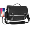 Quanzhou Factory Waterproof Men Bag Shoulder Bag Messenger Laptop Bag With USB Charger